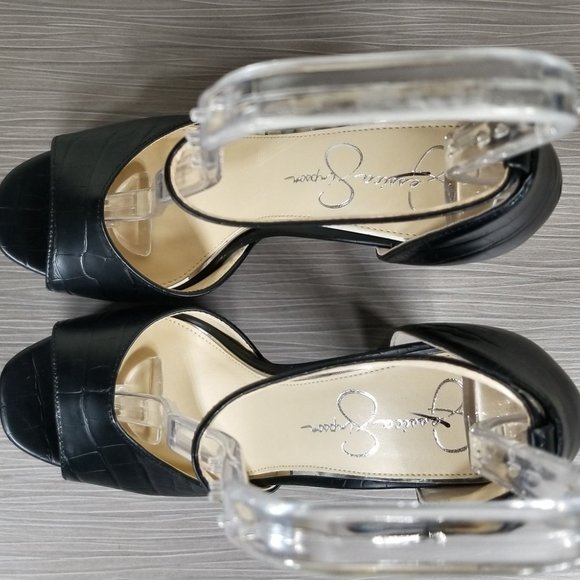 Jessica Simpson Palyn Platform Pump, Black, Womens Size 8.5 M / 39 - Picture 8 of 11